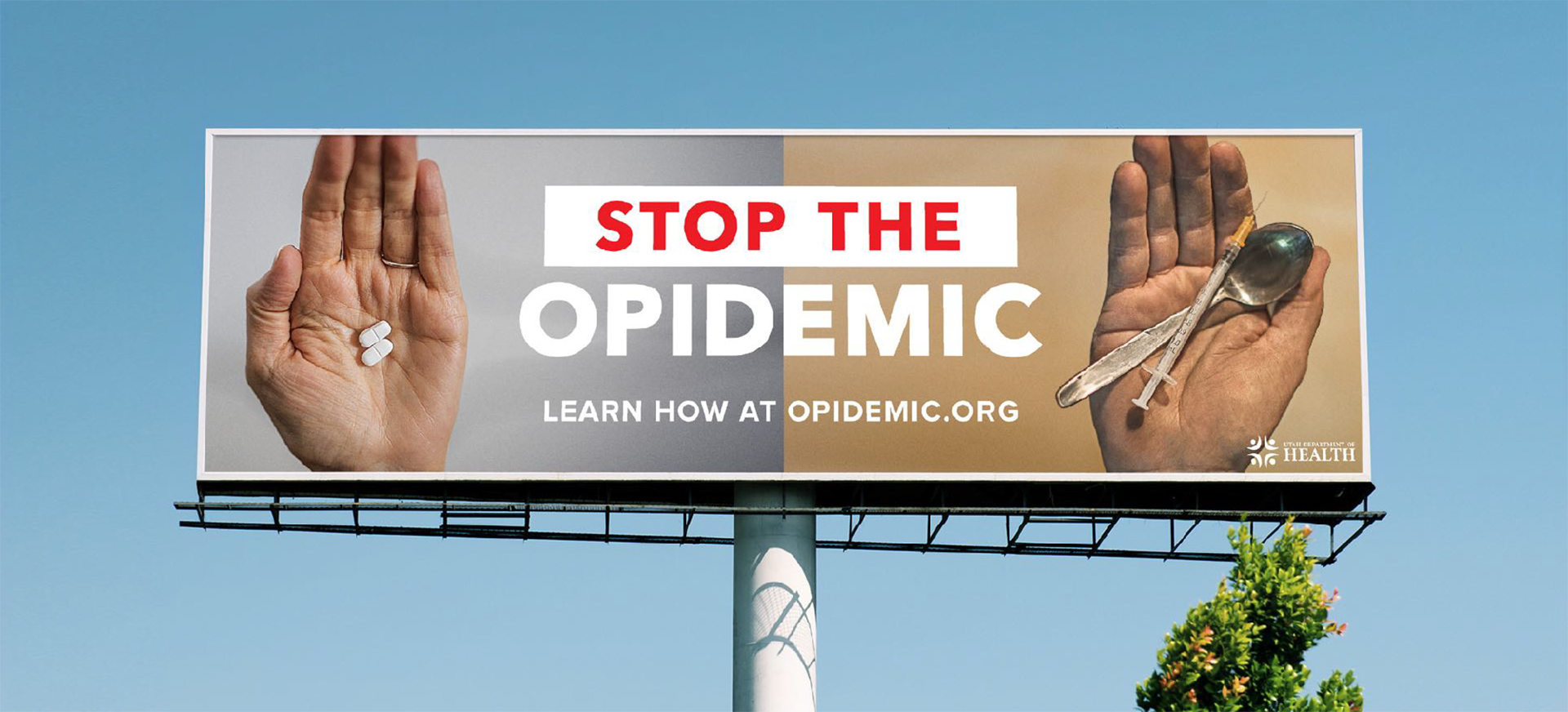 Stop the opidemic billboard