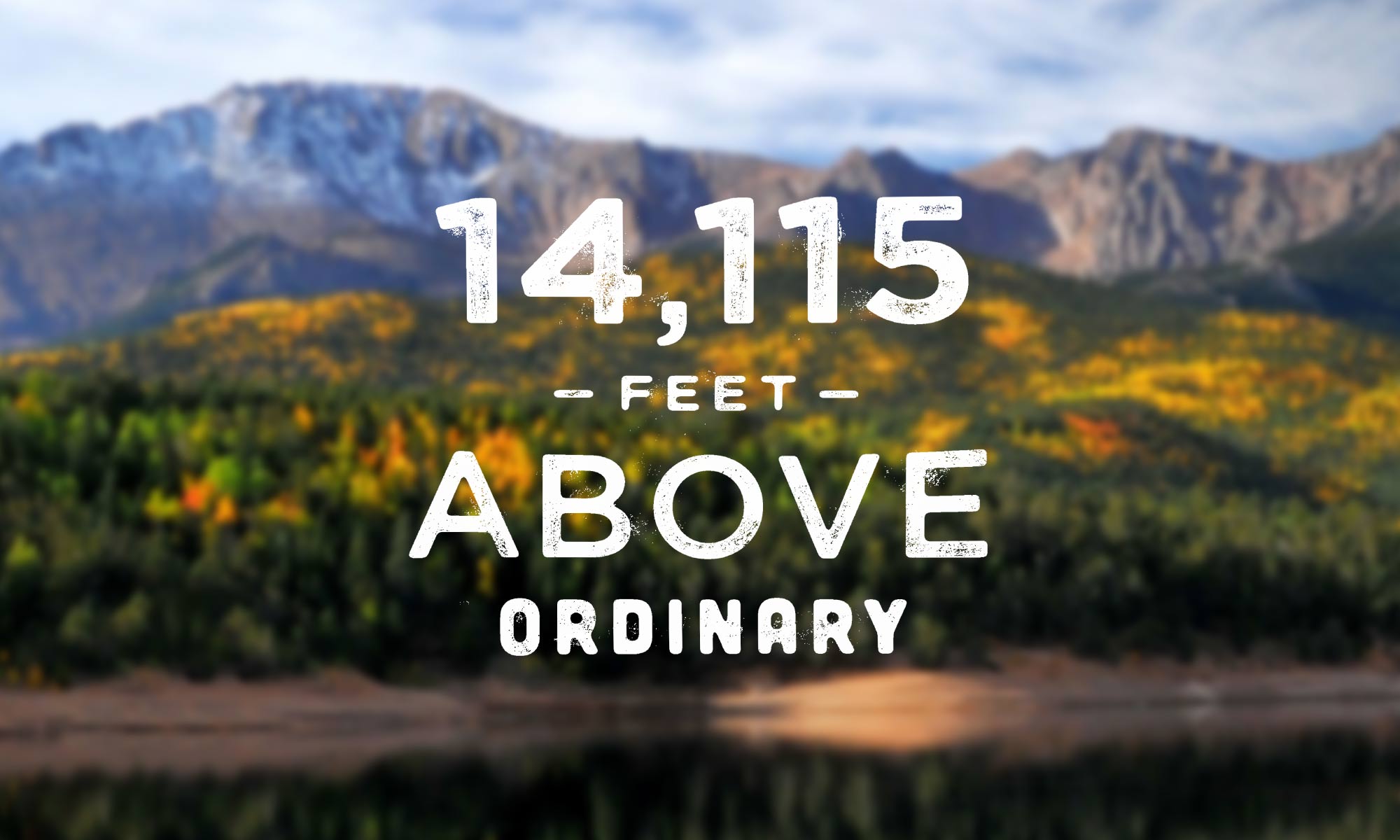14,115 feet above ordinary